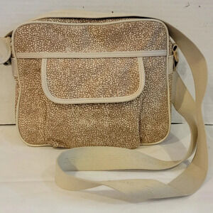 BORBONESE QUAIL PATTERN CROSSBODY HANDBAG